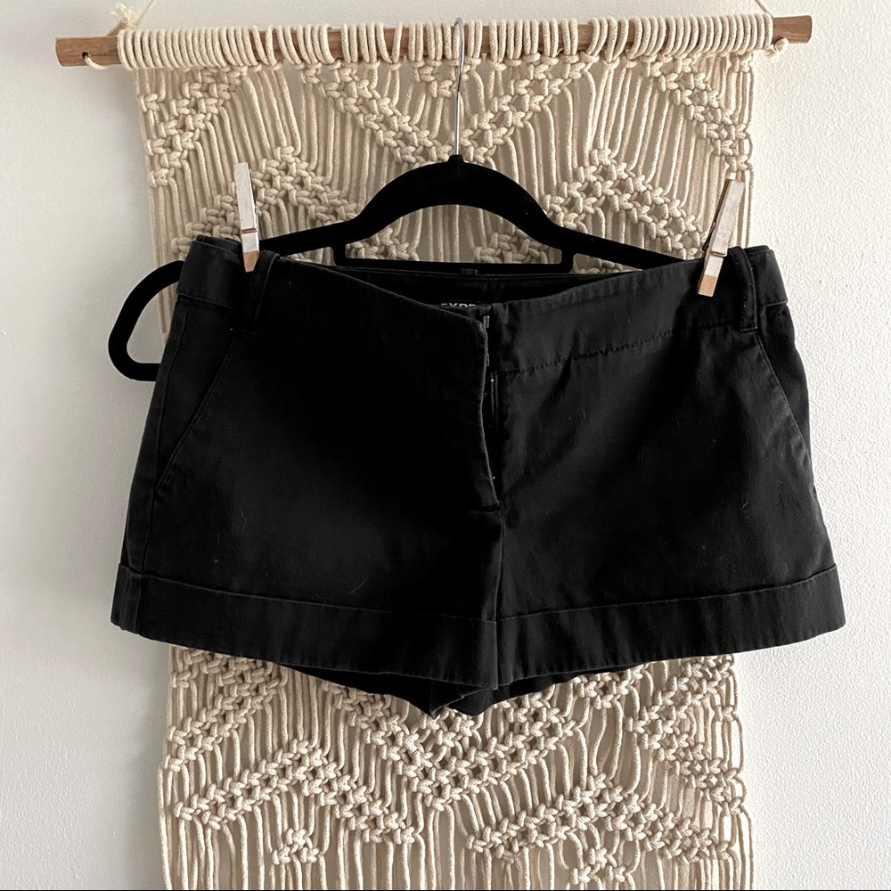 Black express shorts size 4